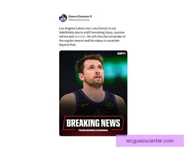 东契奇腿筋拉伤真因揭晓 湖人将帅回应伤病 詹姆斯强调健康是最重要财富